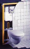 Vorwandinstallation mit WC
